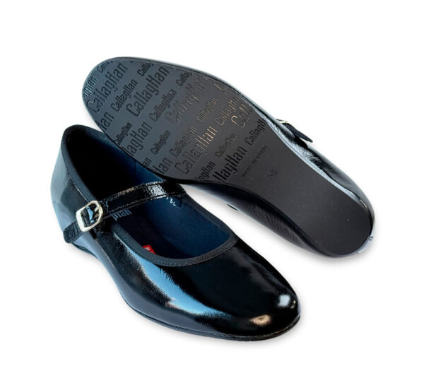 Callaghan Zapato Mujer Rock Piel Negro - Imagen 4