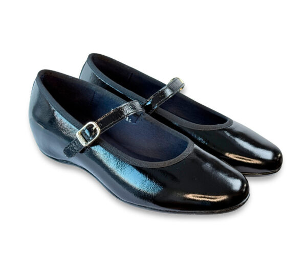 Callaghan Zapato Mujer Rock Piel Negro - Imagen 2