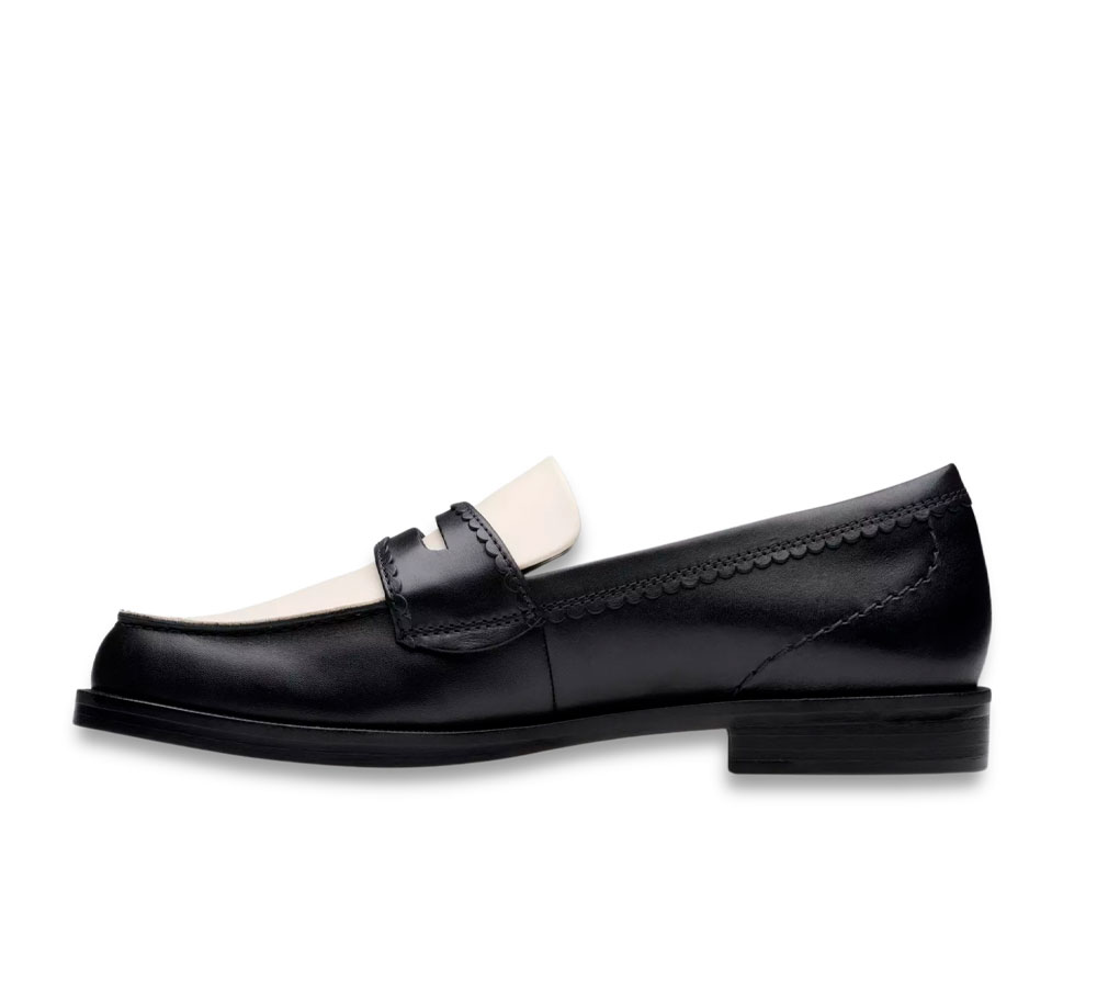 Clarks Mocasín Mujer Straven Edge Negro - Imagen 2