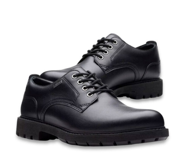Clarks Zapato Batcombe Tie Gore-Tex Negro - Imagen 3