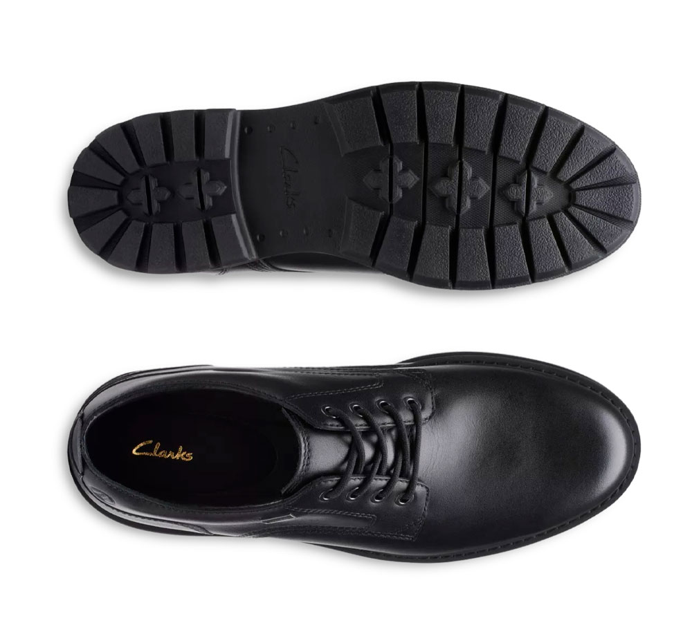 Clarks Zapato Batcombe Tie Gore-Tex Negro - Imagen 4