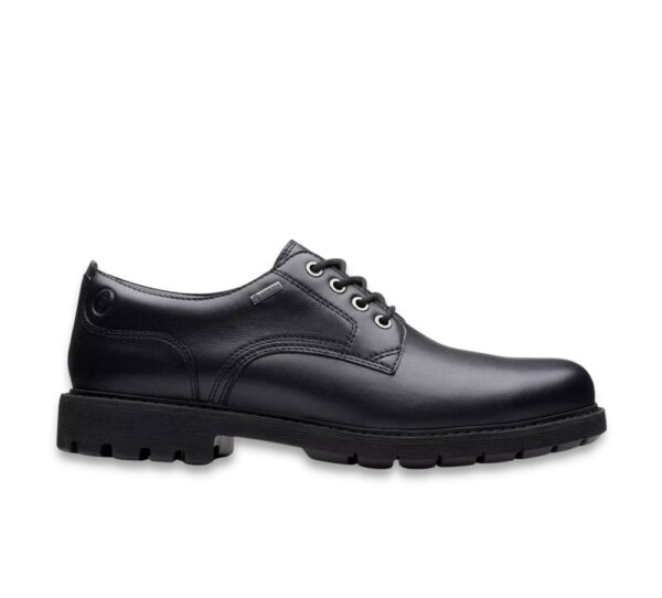 Clarks Zapato Batcombe Tie Gore-Tex Negro