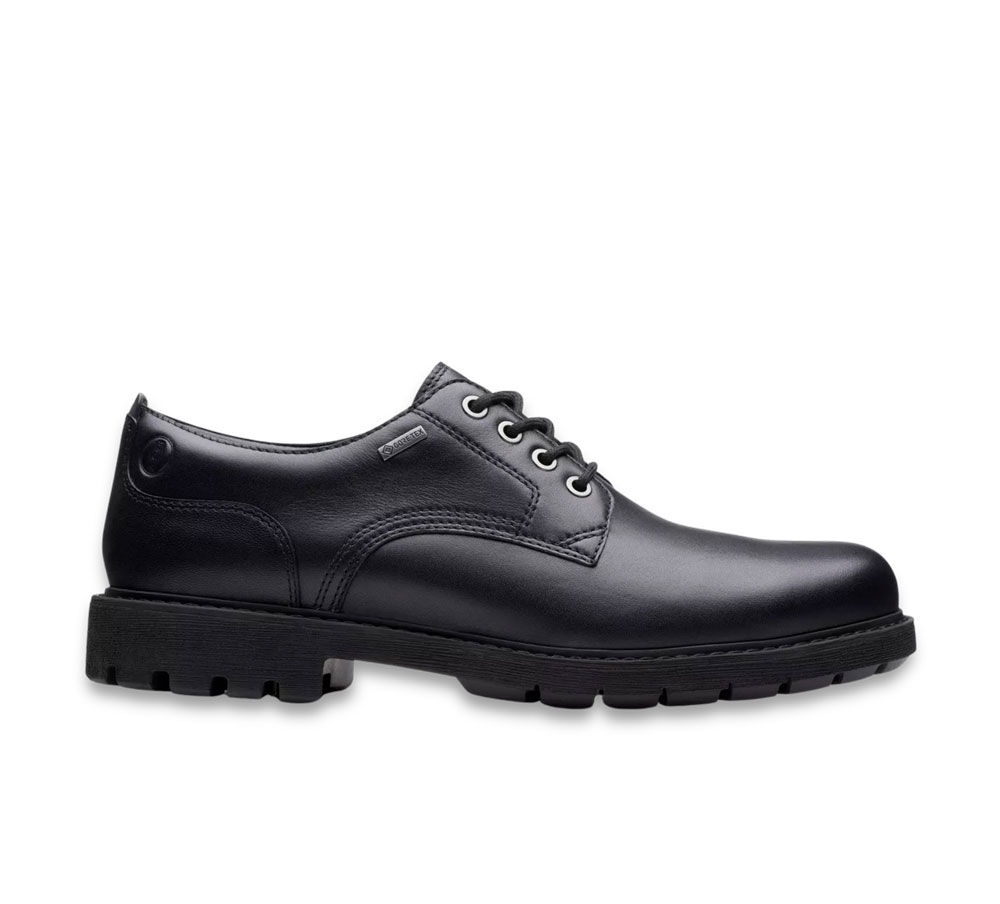 Clarks Zapato Batcombe Tie Gore-Tex Negro