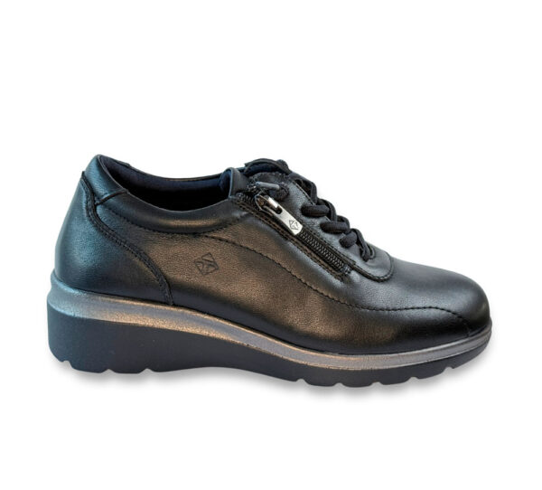 Tamicus Zapato Mujer Flex7 Cremallera Negro