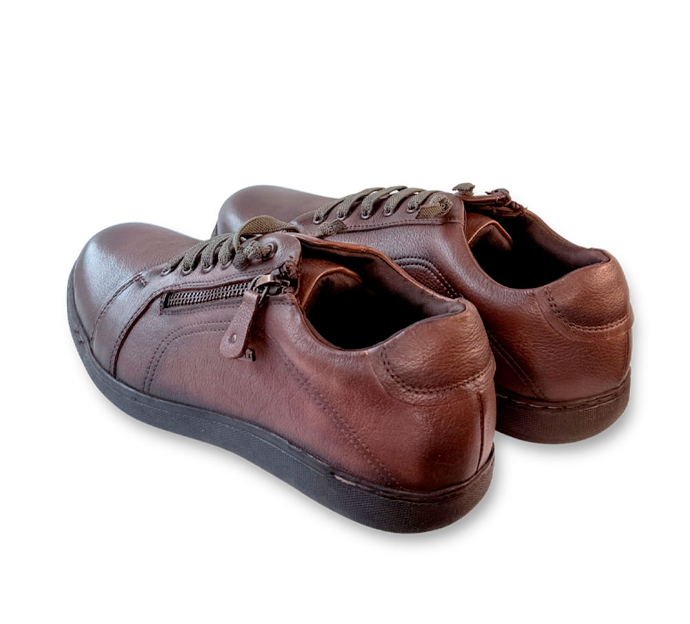 Sam's Zapato Mujer Piel Marrón - Imagen 4