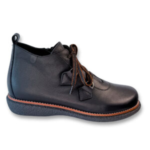 Valeria's Botin Mujer Piel Color Negro