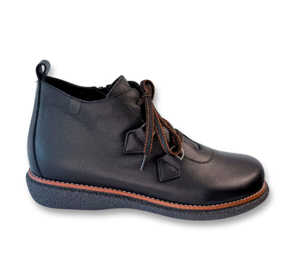 Valeria's Botin Mujer Piel Color Negro