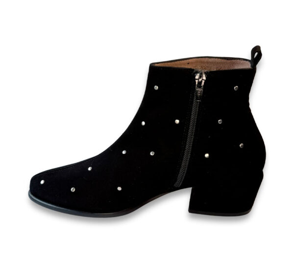 Wonders Botin Mujer Ante Tachuelas Negro - Imagen 2