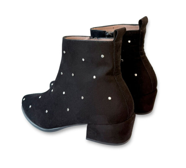 Wonders Botin Mujer Ante Tachuelas Negro - Imagen 4