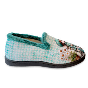 Plumaflex Zapatilla Casa Mujer Cerrada Niña Verde