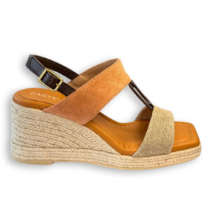 Casteller alpargatas mujer cuña teja