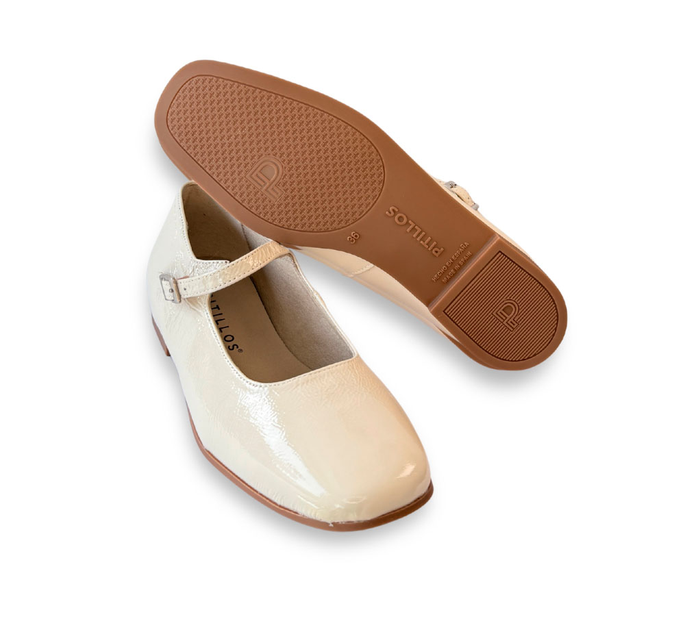 Pitillos Merceditas Mujer Beige - Imagen 4