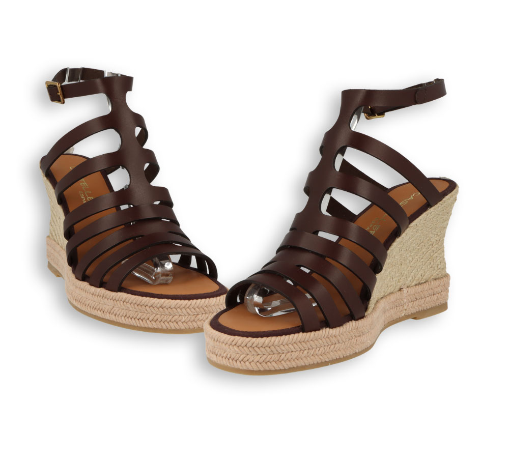 Casteller alpargatas mujer marrón - Imagen 3