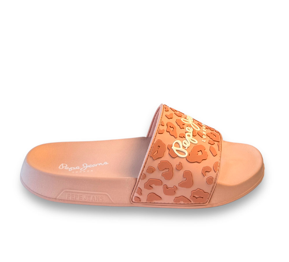 Pepe Jeans Chancla Mujer Slider Leo W Rosa