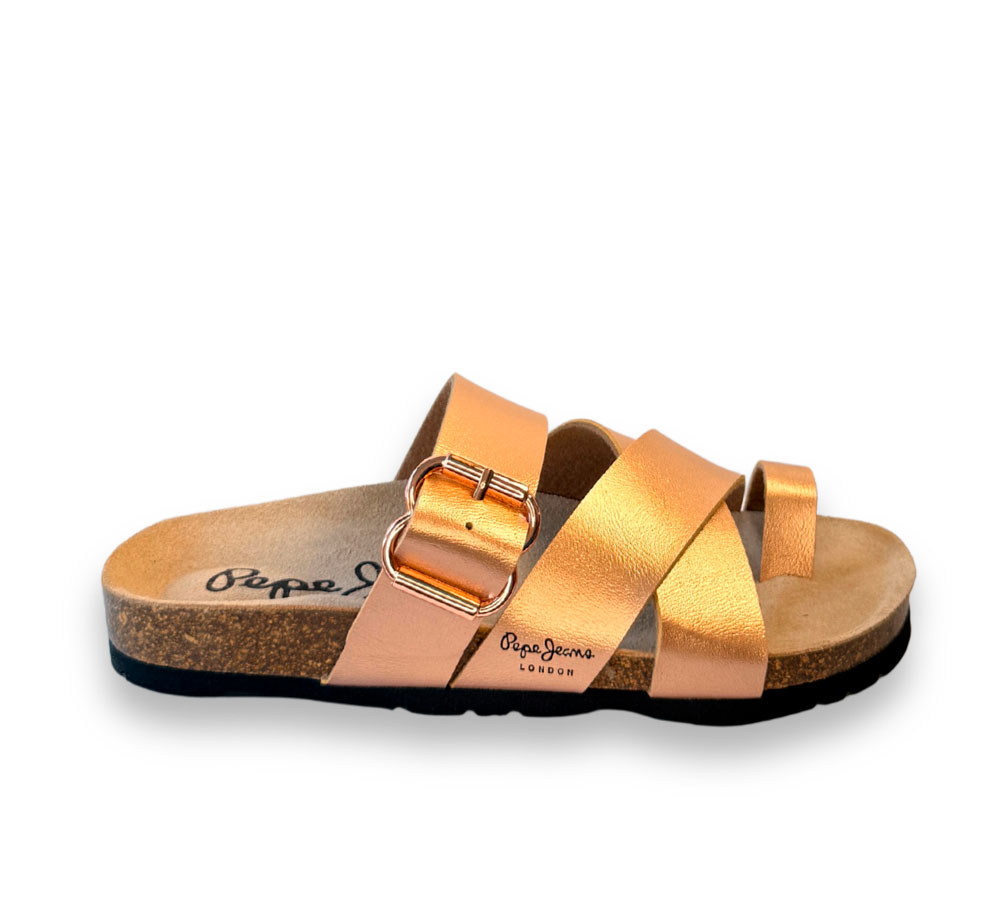 Pepe Jeans Chancla Mujer Oban Twist W Oro