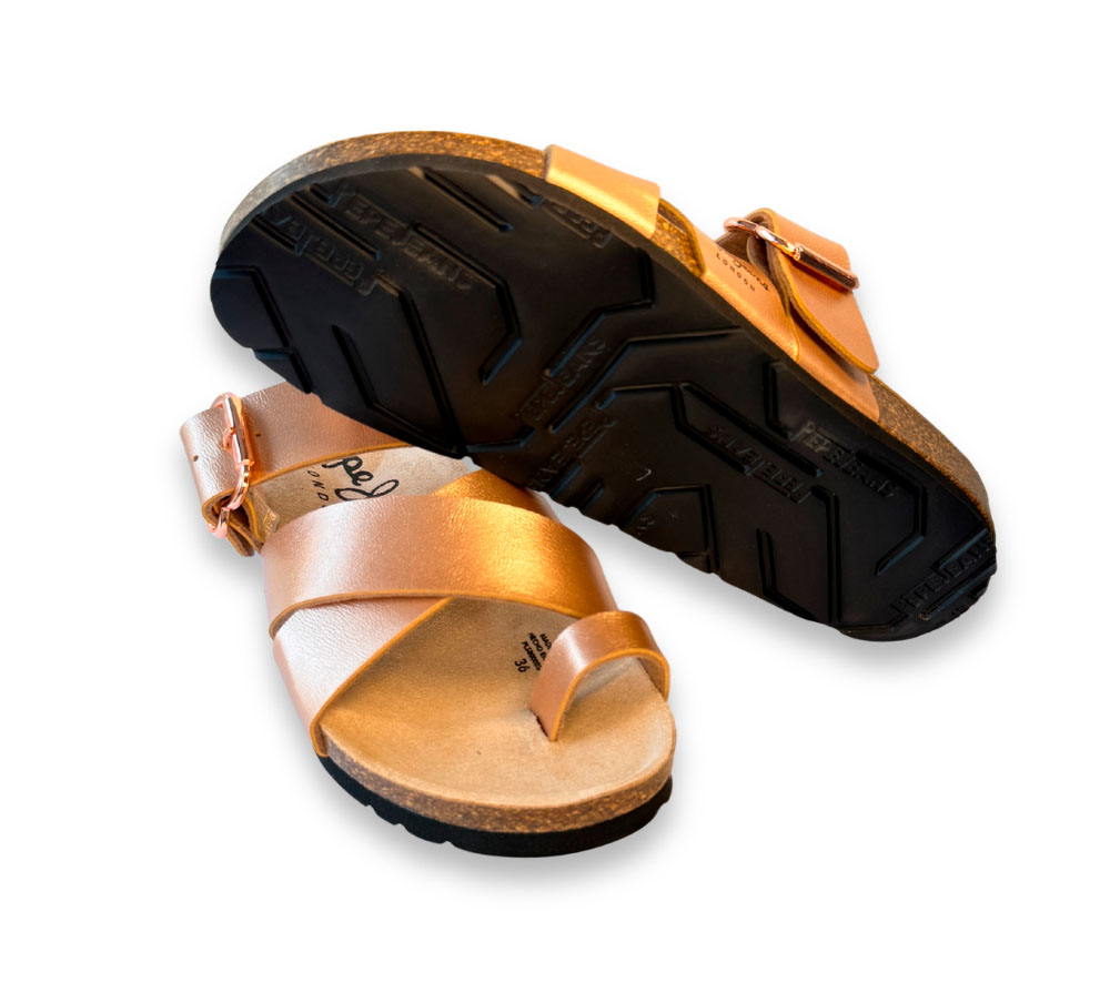 Pepe Jeans Chancla Mujer Oban Twist W Oro - Imagen 4