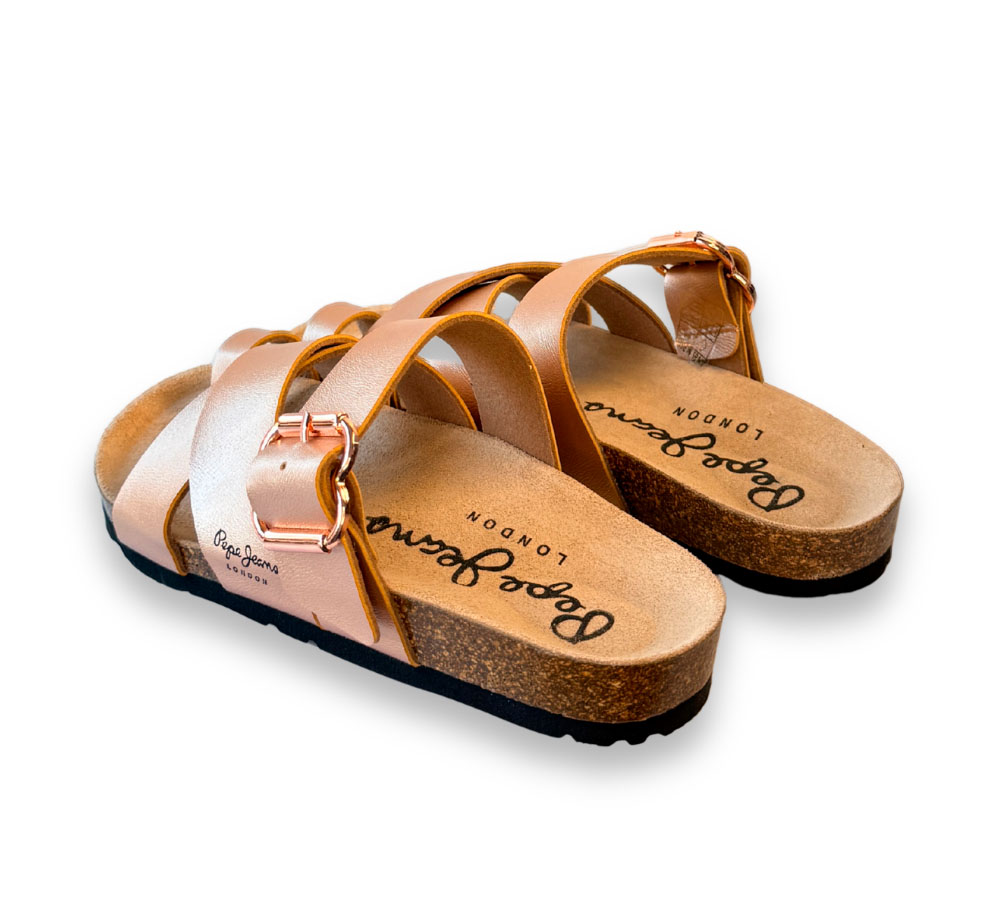 Pepe Jeans Chancla Mujer Oban Twist W Oro - Imagen 3