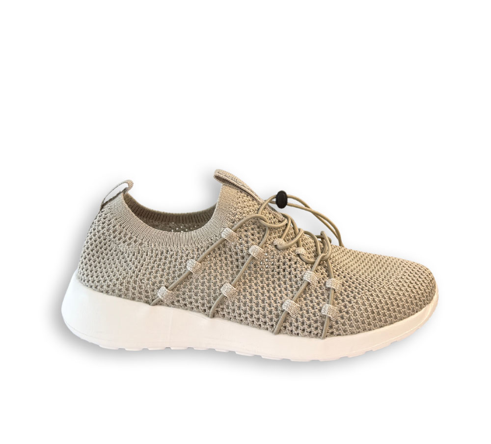 Eoligeros deportivas mujer beige