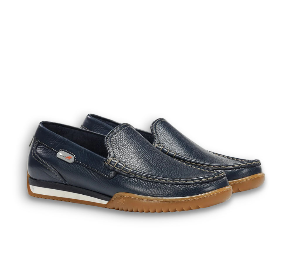 Fluchos Mocasín Hombre Azul - Imagen 2