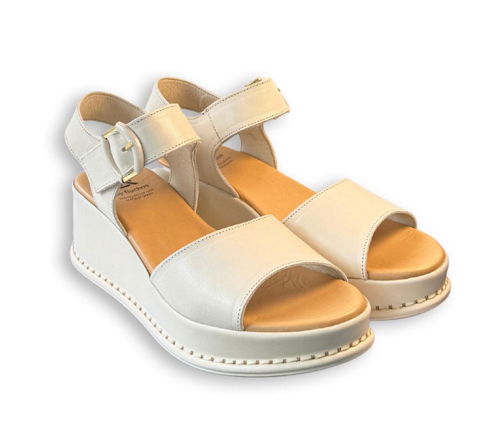 Dorking Sandalia Mujer Blanca - Imagen 2