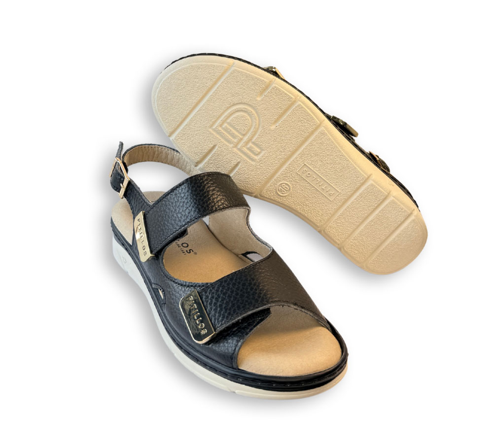 Pitillos Sandalia Mujer Negra - Imagen 4