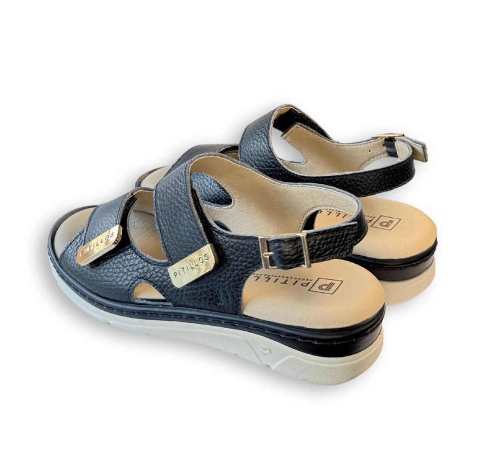 Pitillos Sandalia Mujer Negra - Imagen 3