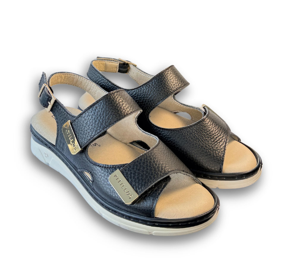 Pitillos Sandalia Mujer Negra - Imagen 2