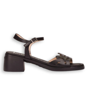 Wonders sandalias mujer negras piel