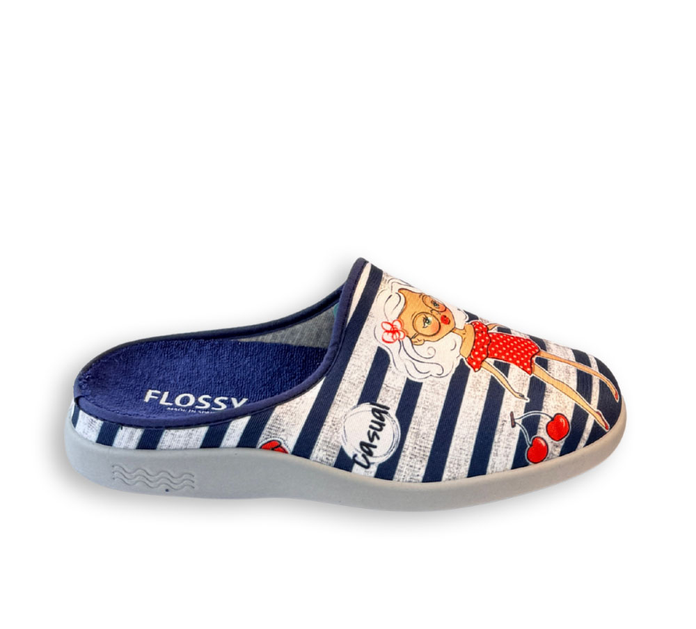 Flossy Zapatilla de Casa Mujer Azul