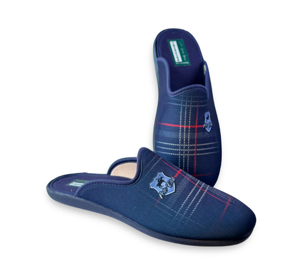 CasaDona Zapatilla de Casa Hombre Azul Marino - Imagen 4