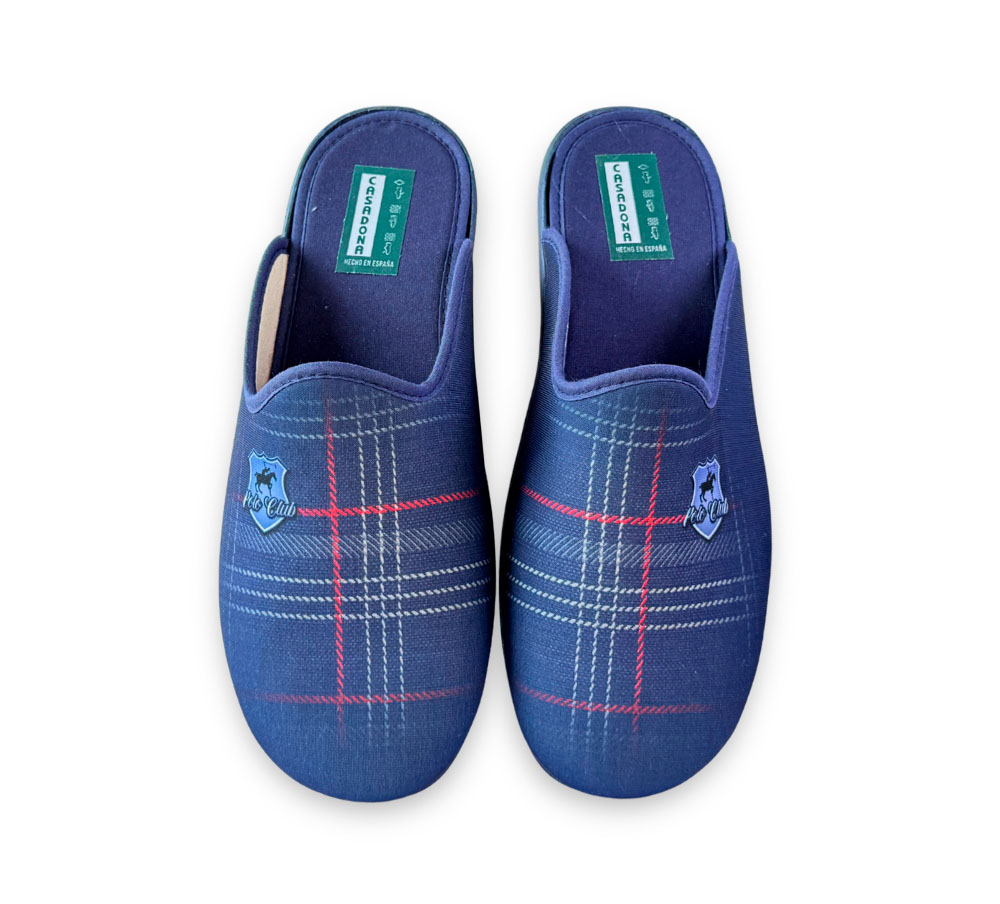 CasaDona Zapatilla de Casa Hombre Azul Marino - Imagen 2