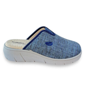 Pluma Flex Zapatilla de Casa Mujer Azul