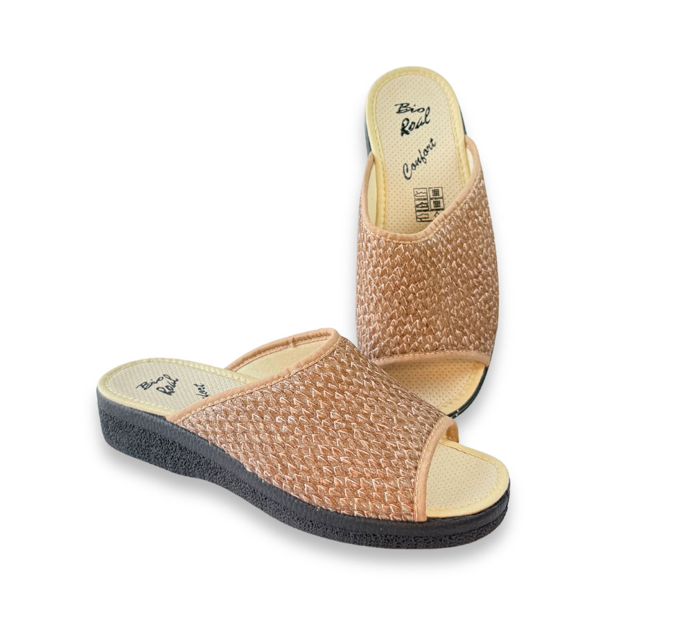 Pluma Flex Zapatilla de Casa Mujer Taupe - Imagen 4