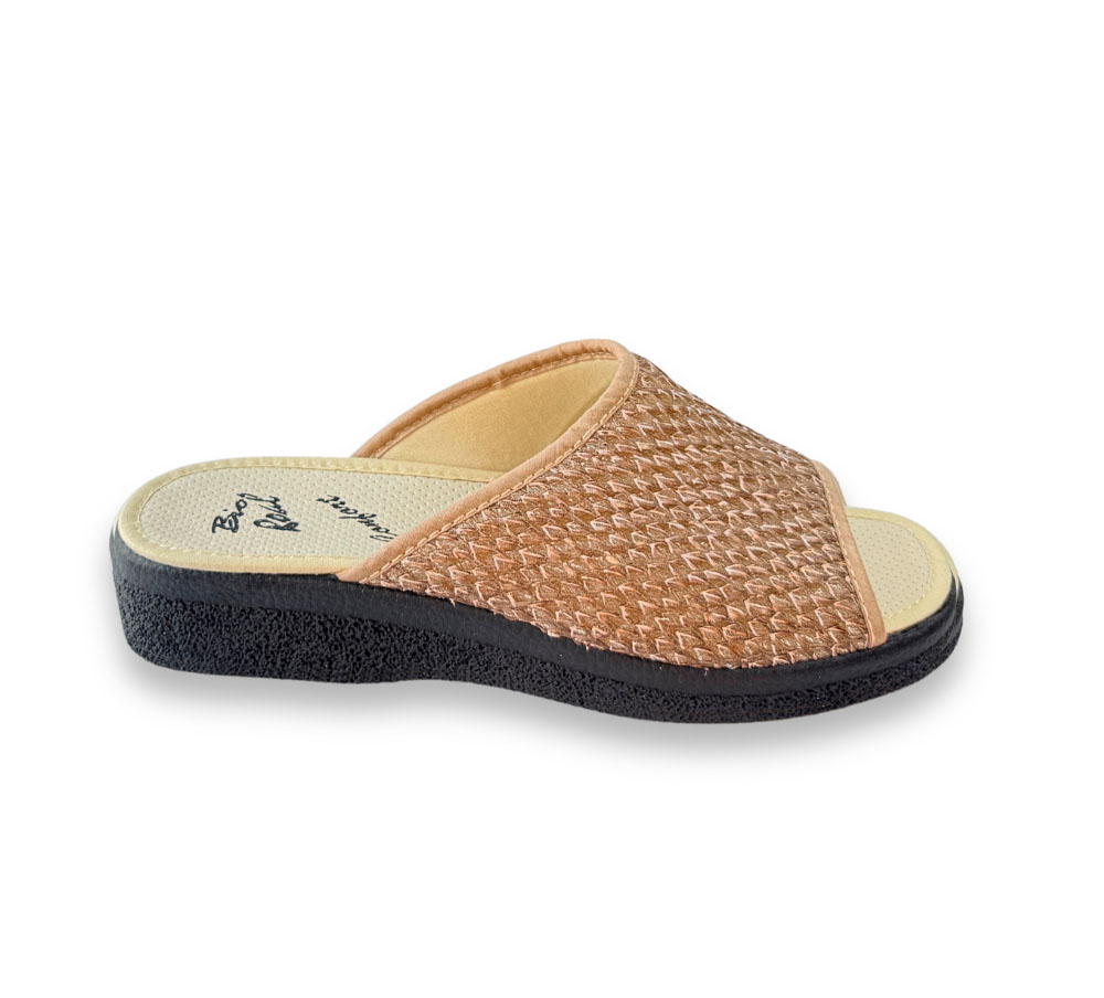 Pluma Flex Zapatilla de Casa Mujer Taupe