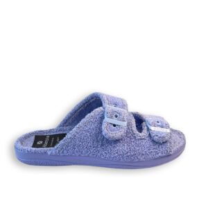 Alberola Zapatillas de casa mujer azul toalla