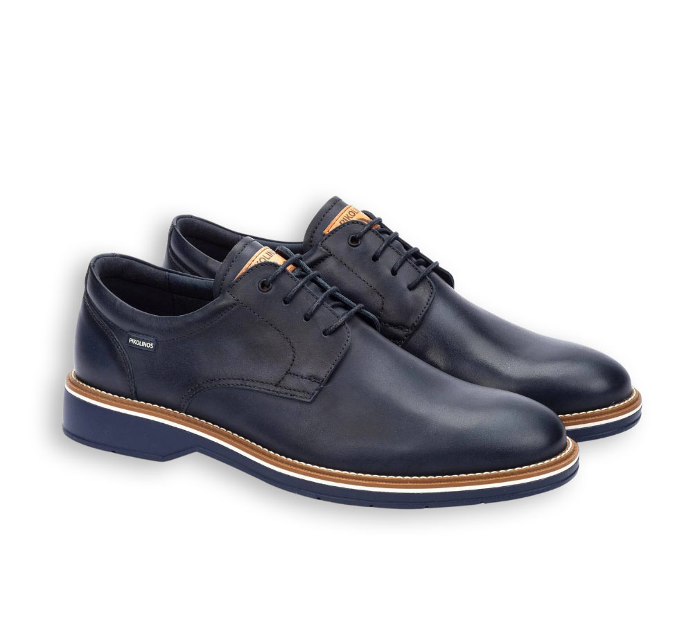 Pikolinos zapato Carlet hombre azul marino - Imagen 2