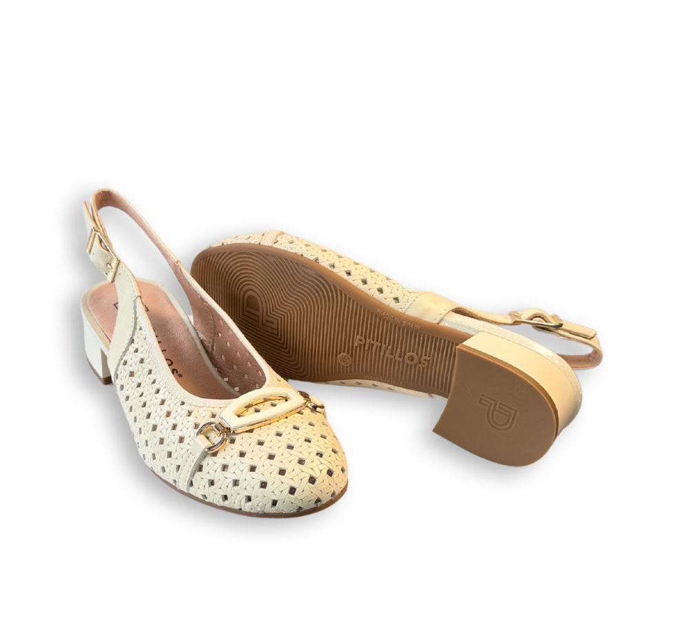 Pitillos Salón Mujer Beige - Imagen 4