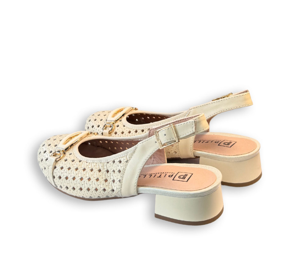 Pitillos Salón Mujer Beige - Imagen 3