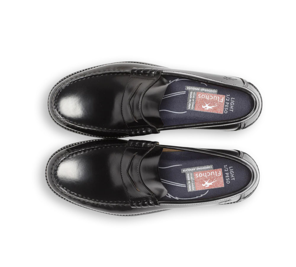 Fluchos Mocasín Hombre Negro - Imagen 3