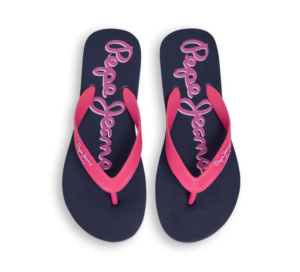 Pepe Jeans chancla de mujer en color rosa