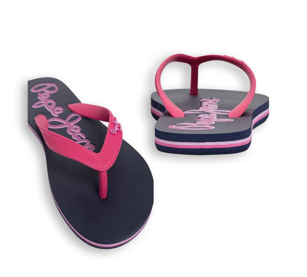Pepe Jeans chancla de mujer en color rosa