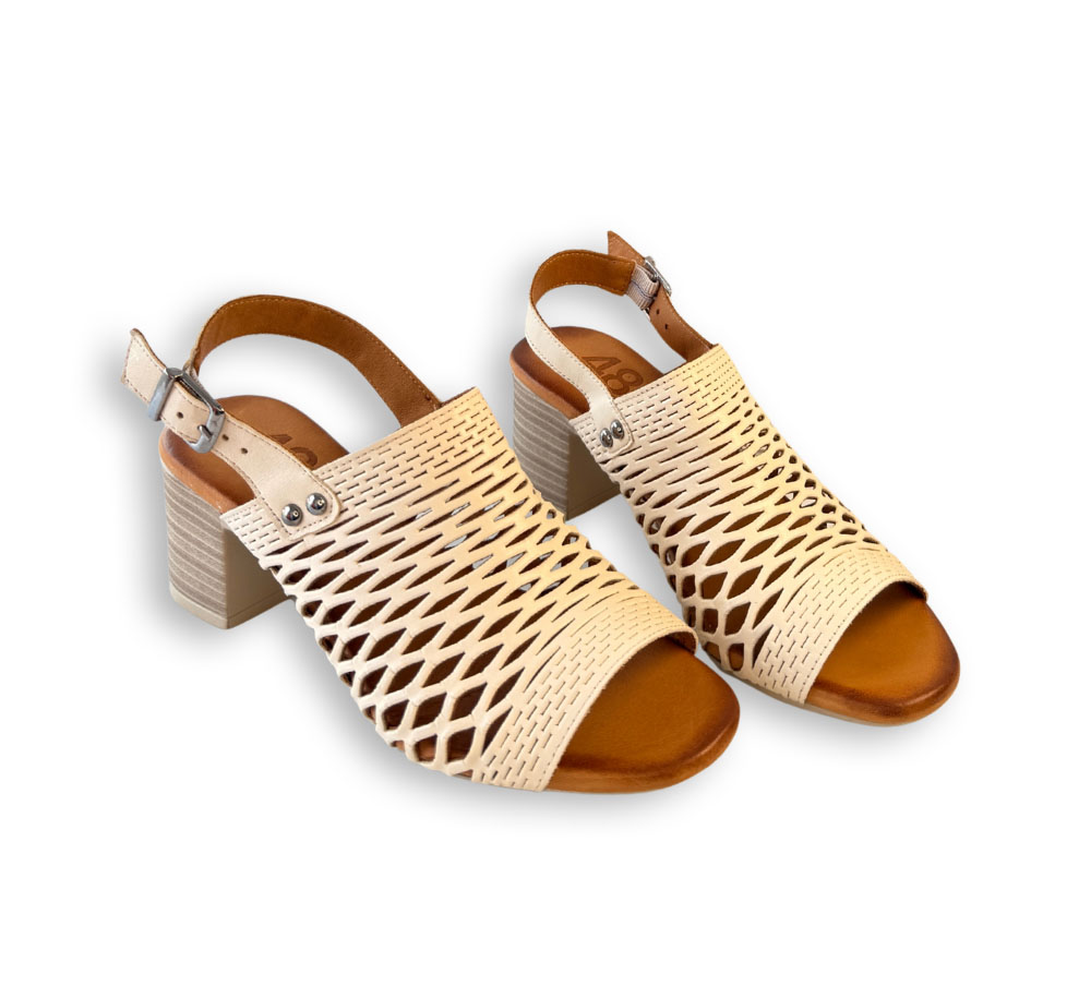 48+hours sandalia mujer beige - Imagen 2