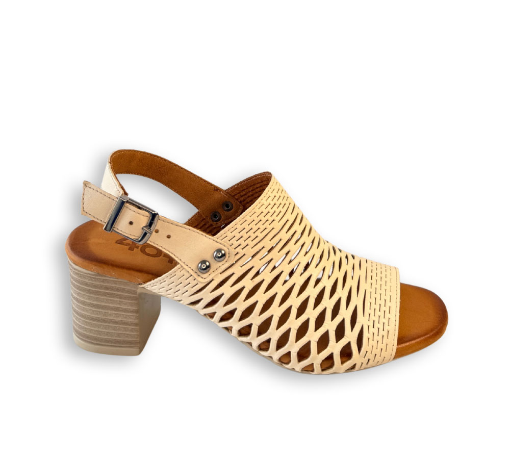 48+hours sandalia mujer beige