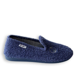 Javer zapatilla de casa cerrada azul