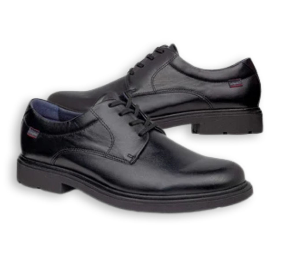 Callaghan Groenlandia zapato hombre negro vista lateral