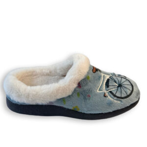 Flossy FL396 zapatilla de casa mujer bicicleta azul