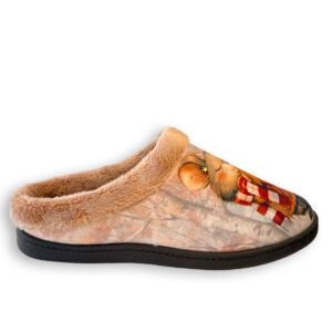 Plumaflex zapatilla de casa mujer hámsters rosa vista lateral