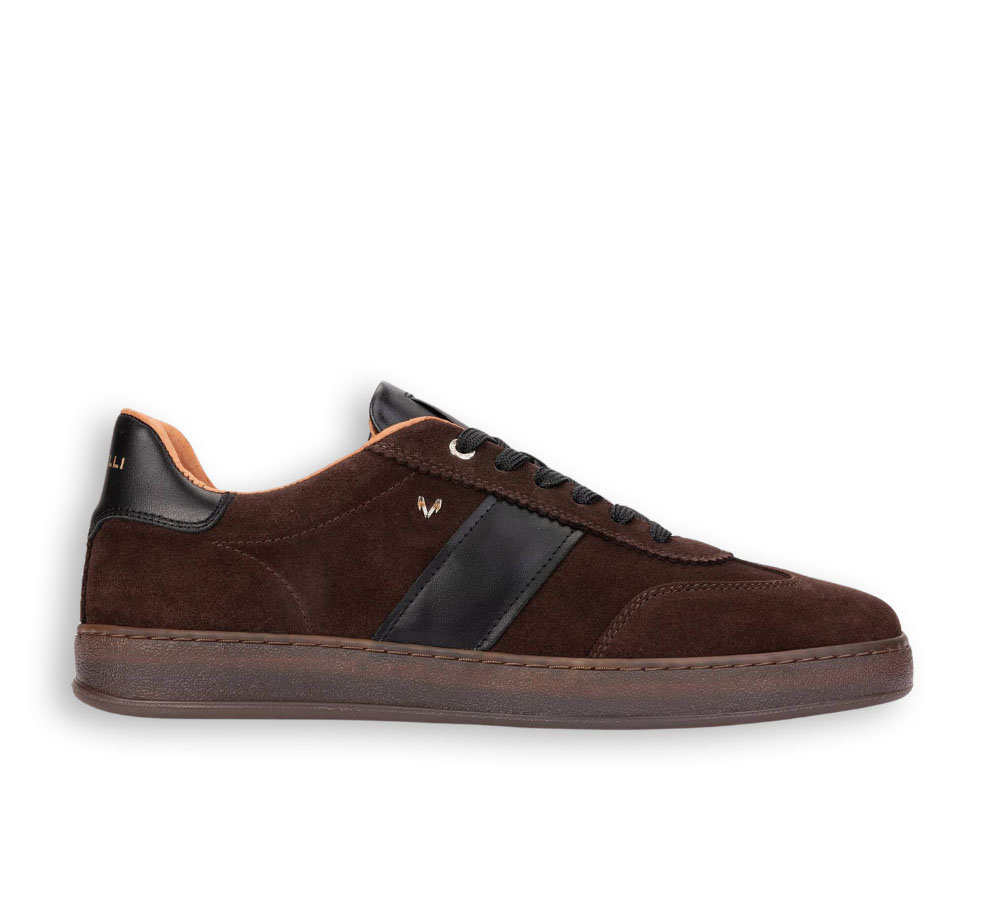 Martinelli Seaford deportivo serraje hombre marrón oscuro
