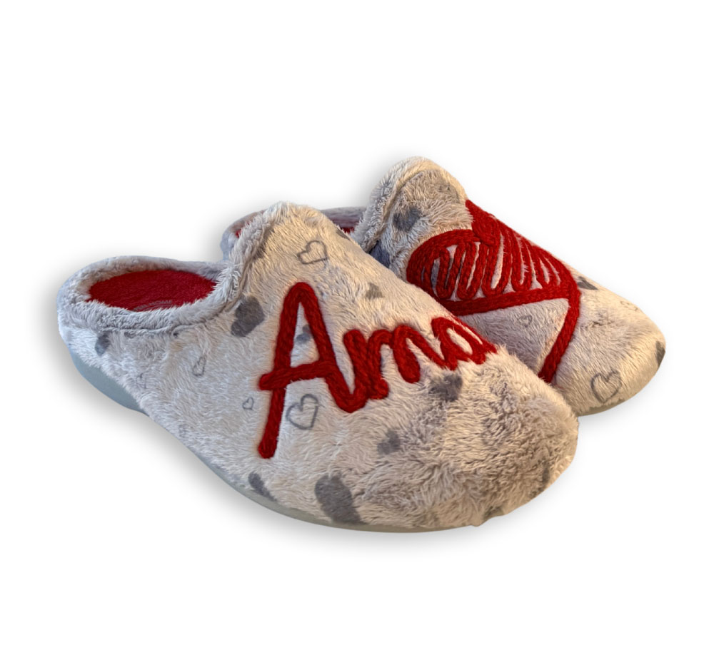 Marpen Slippers zapatillas de casa mujer diseño Amor