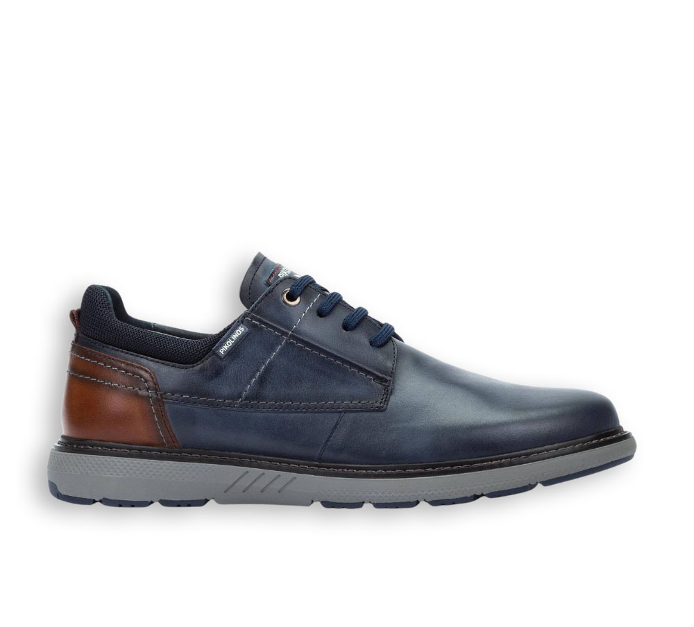 Pikolinos Bilbao zapato hombre azul